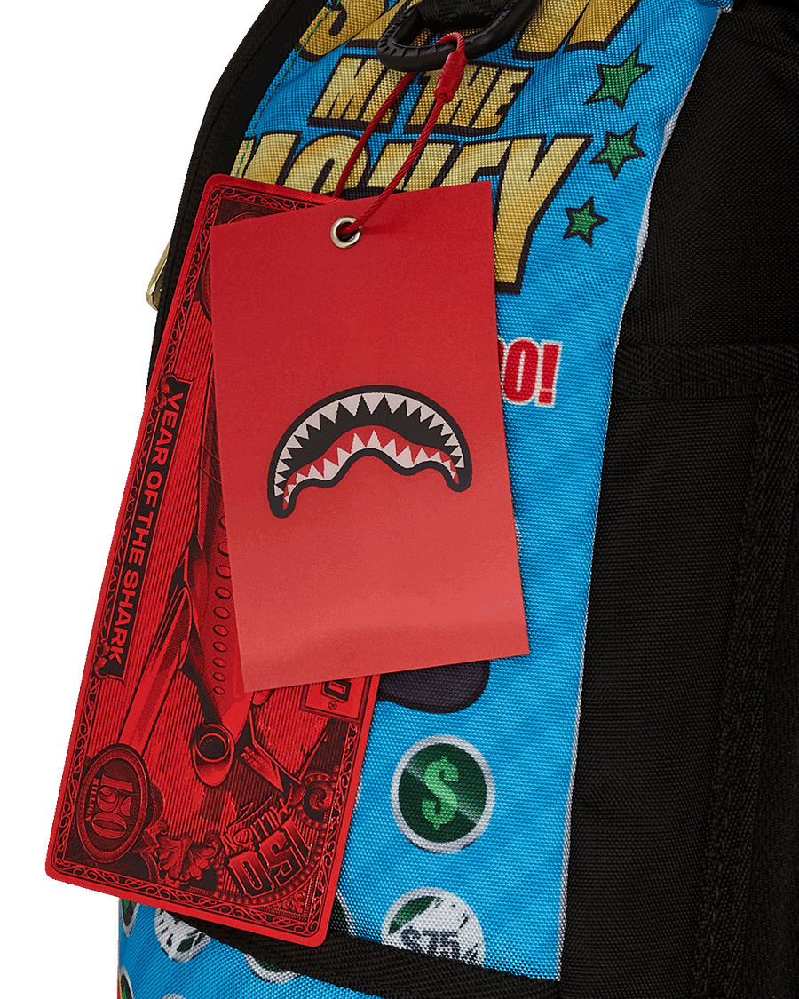 SPRAYGROUND® BACKPACK BIG MONEY BIG MONEY (WITH SCRATCH OFF PLAYING CARD) BACKPACK