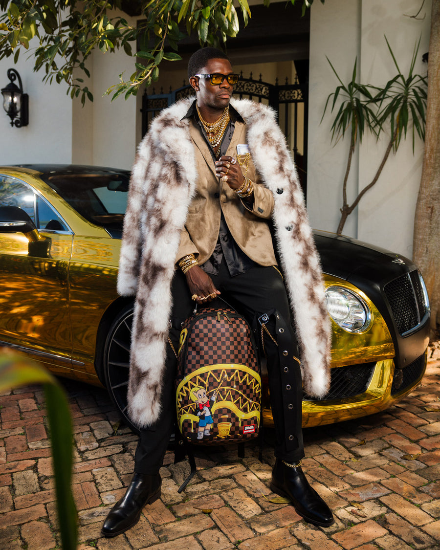 SPRAYGROUND® BACKPACK RICHIE RICH PAINT THE SHARK GOLD BACKPACK
