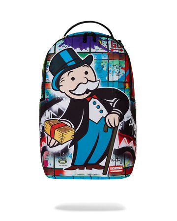 SPRAYGROUND® BACKPACK MONOPOLY MAN SPRAYED BOARD DLXR BACKPACK