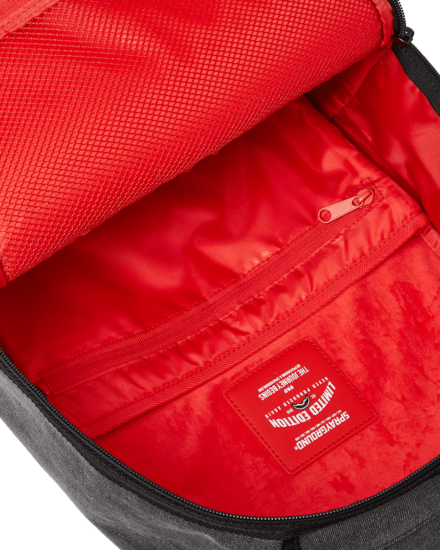 SPRAYGROUND® BACKPACK SHARK CENTRAL DENIM VENOM BACKPACK