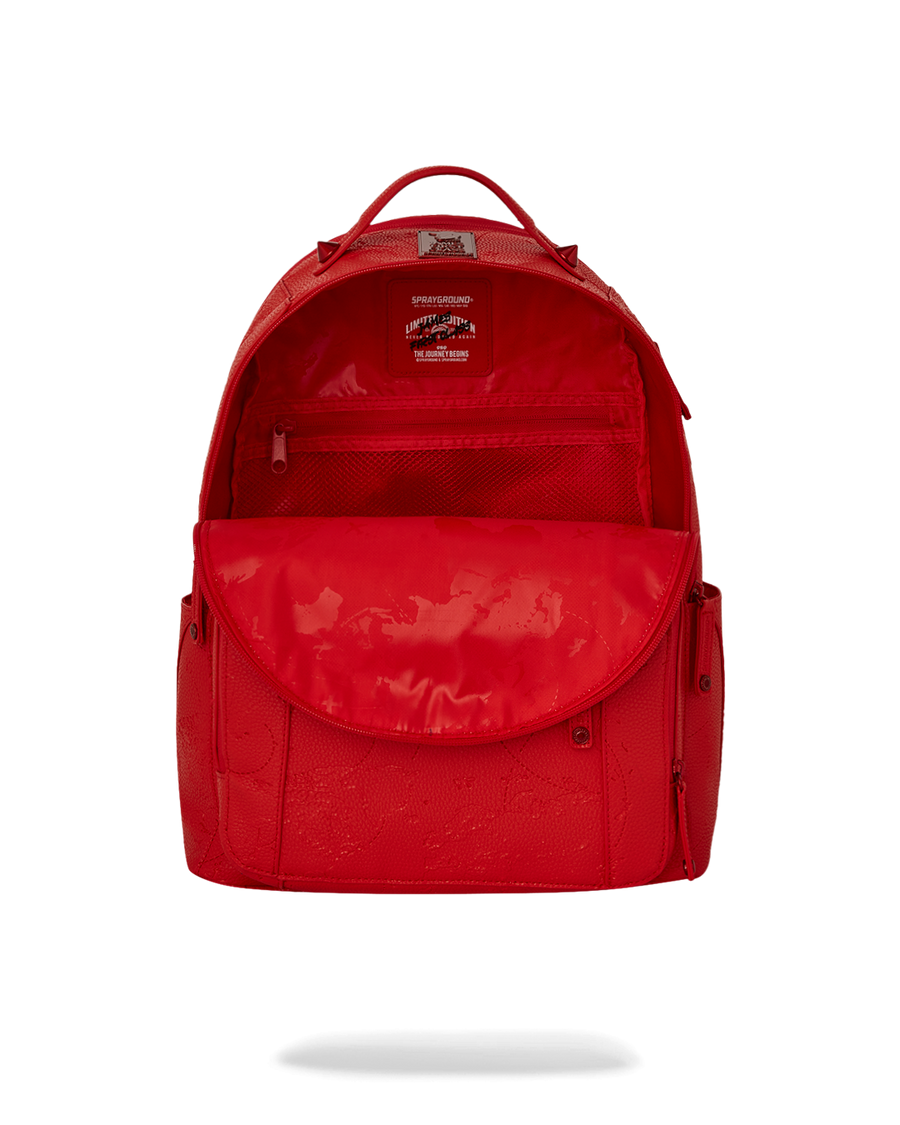 SPRAYGROUND® BACKPACK JAMES GLOBAL RED CHATEAU BACKPACK