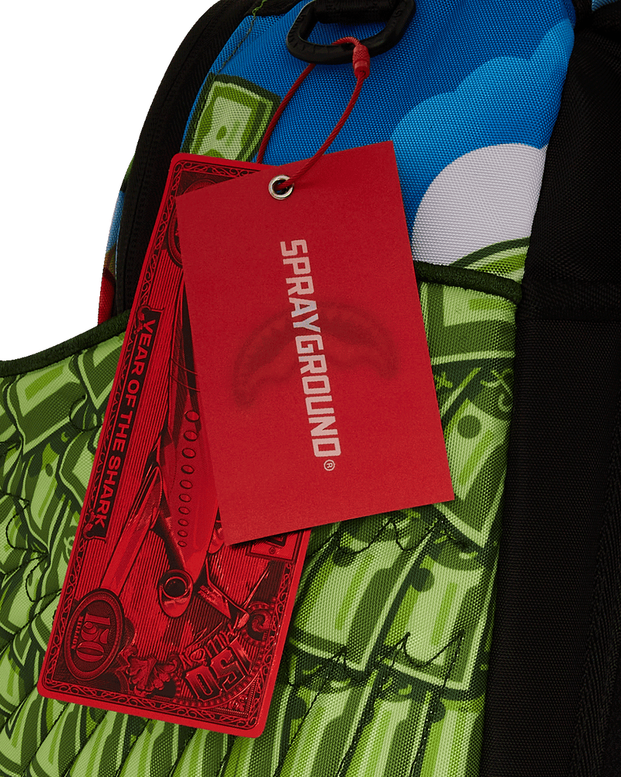 SPRAYGROUND® BACKPACK MONEY BEAR WE BOUT TO TAKE OFF BACKPACK