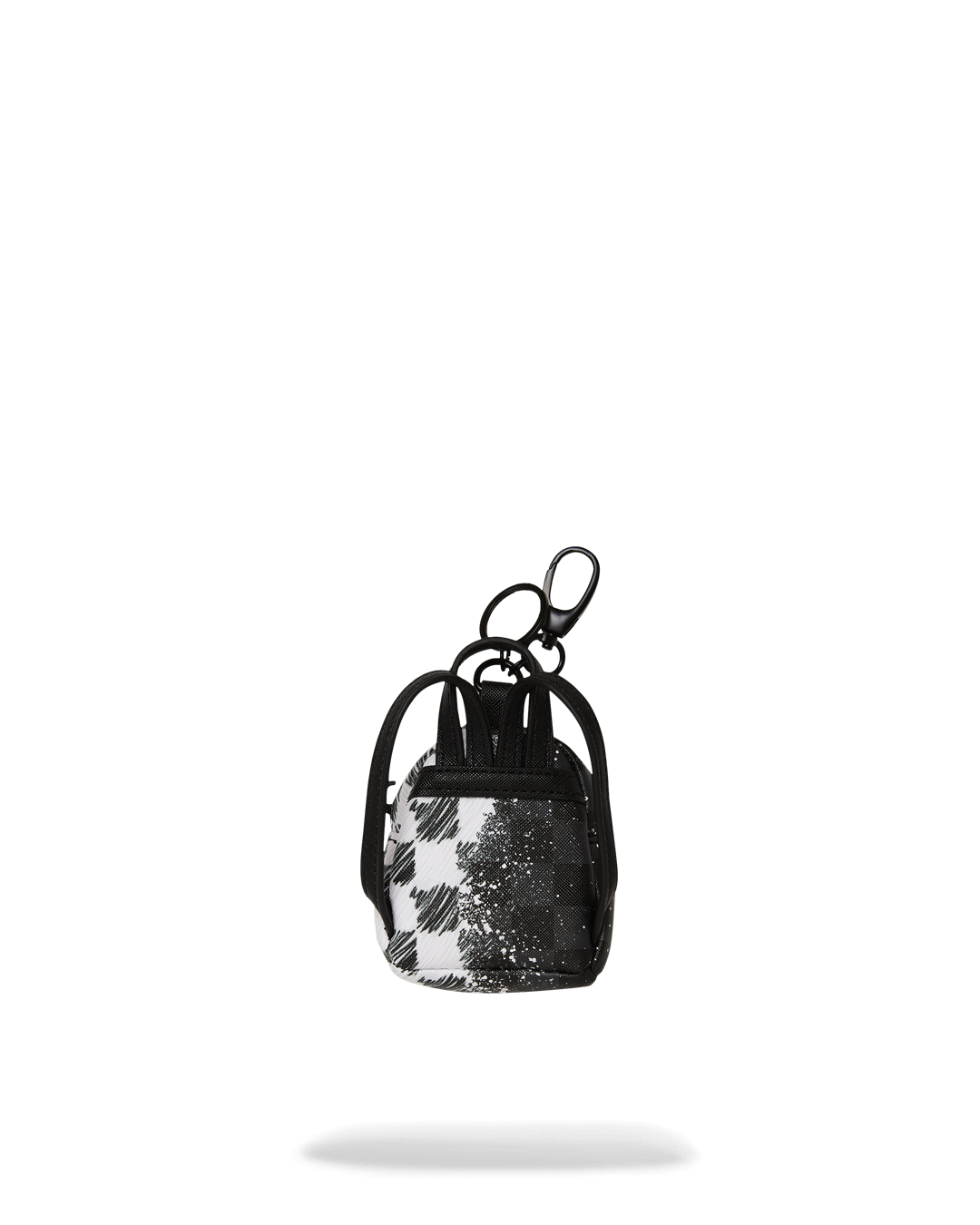 SPRAYGROUND® KEYCHAIN SCRIBBLE DRIBBLE CHECK BACKPACK KEYCHAIN