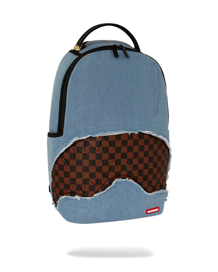 SPRAYGROUND® BACKPACK DENIM SHARK BITE DLXSV BACKPACK