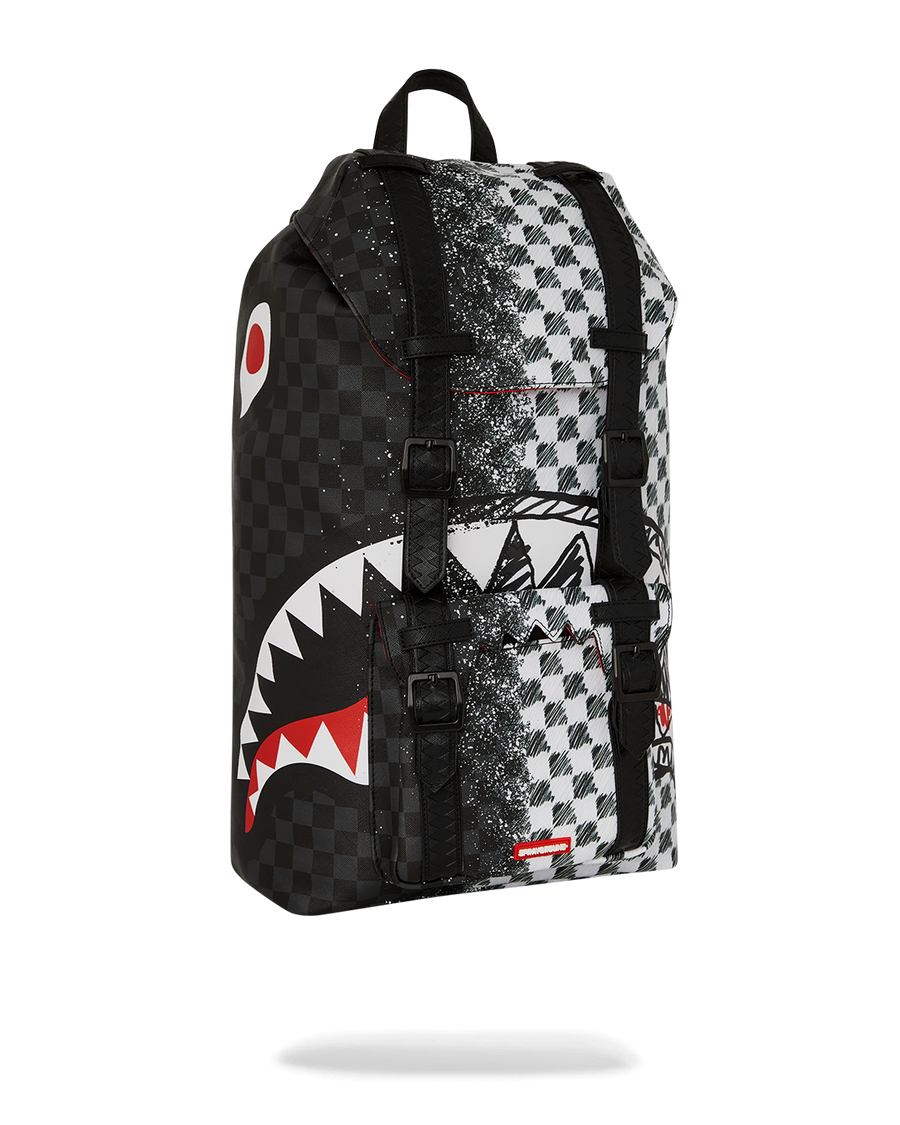 SPRAYGROUND® BACKPACK SCRIBBLE DRIBBLE CHECK HILLS BACKPACK