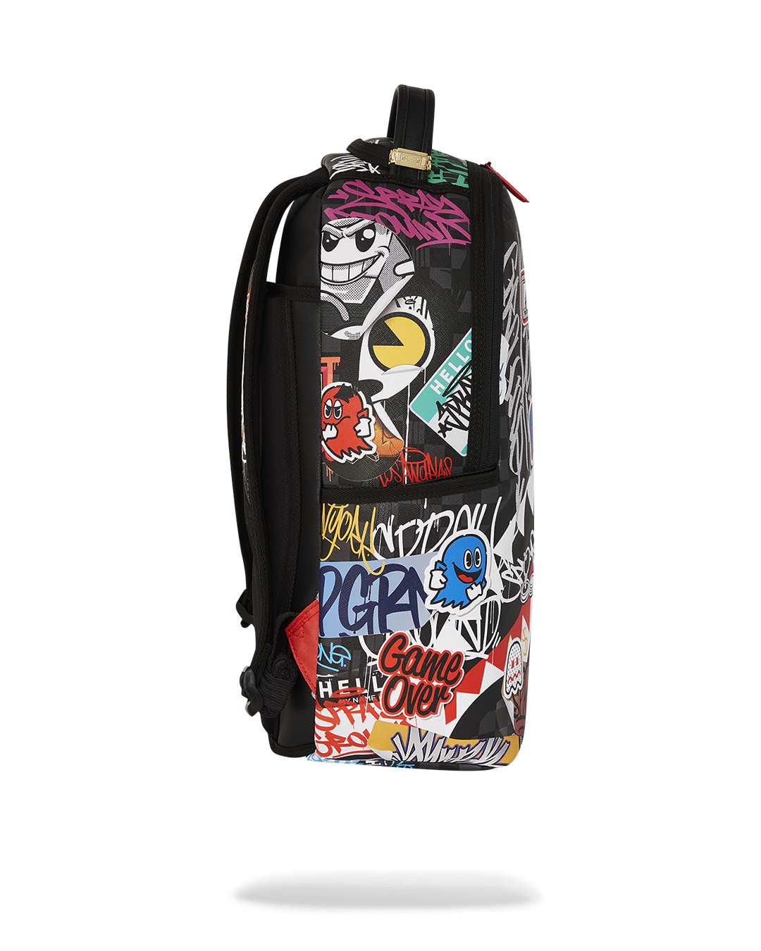 PACMAN LEVELED-UP ART BACKPACK