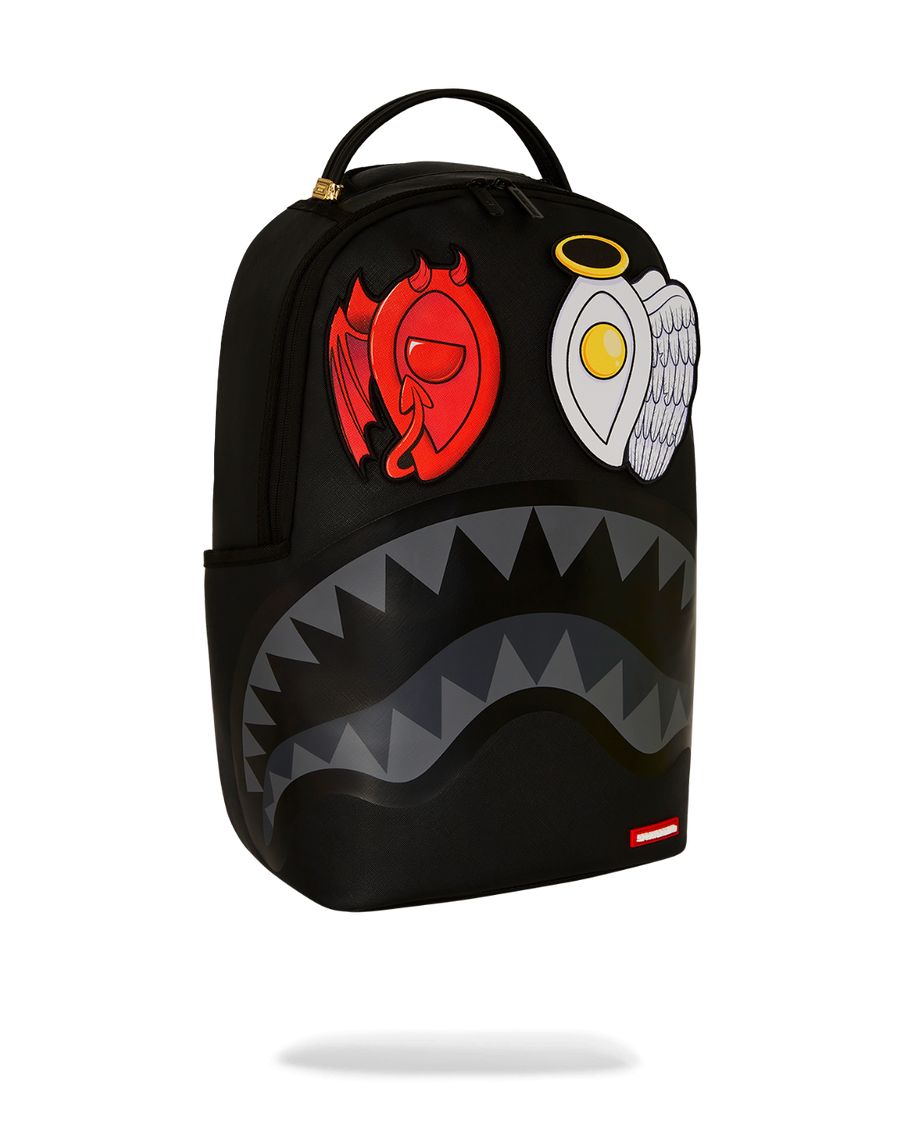 SPRAYGROUND® BACKPACK BLACK REMOVABLE EYES DLXSV BACKPACK