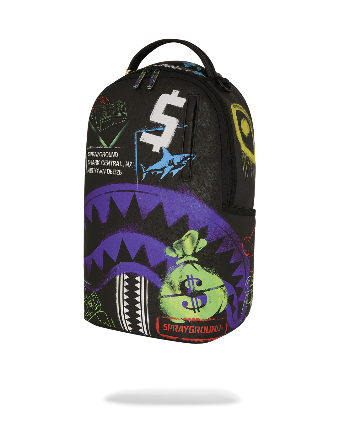 〈Sprayground〉SHARK CENTRAL DOUBLE TROUBLE DLXSV BACKPACK SHARK CENTRAL DOUBLE TROUBLE DLXSV BACKPACK – SPRAYGROUND®