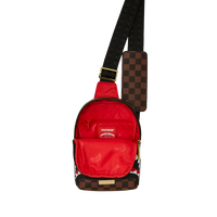 SPRAYGROUND® SLING SAWTOOTH SHARKS IN PARIS ONE-STRAP SLING