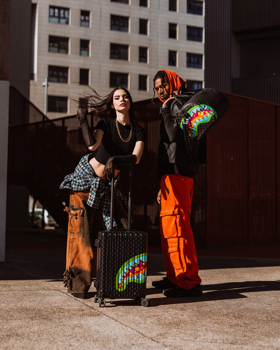 SPRAYGROUND® LUGGAGE SLIME TAKEOVER HARD SHELL CARRY-ON LUGGAGE