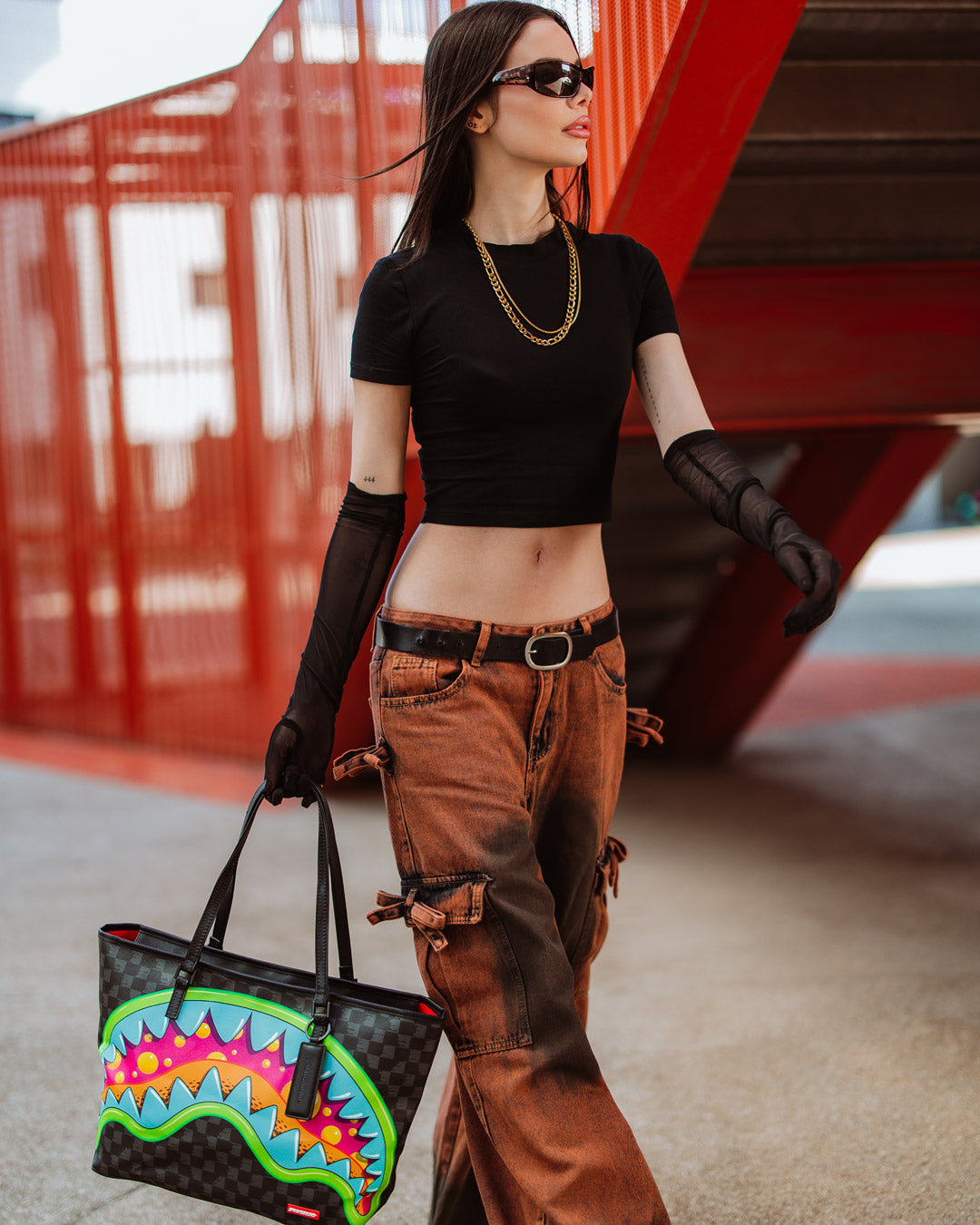 SPRAYGROUND® TOTE SLIME TAKEOVER TOTE
