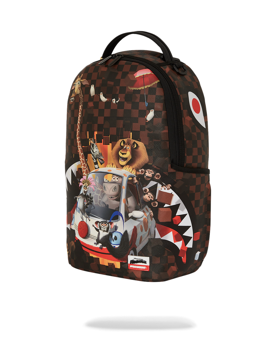 SPRAYGROUND® BACKPACK MADAGASCAR CHECKER SMASH DLXSV BACKPACK