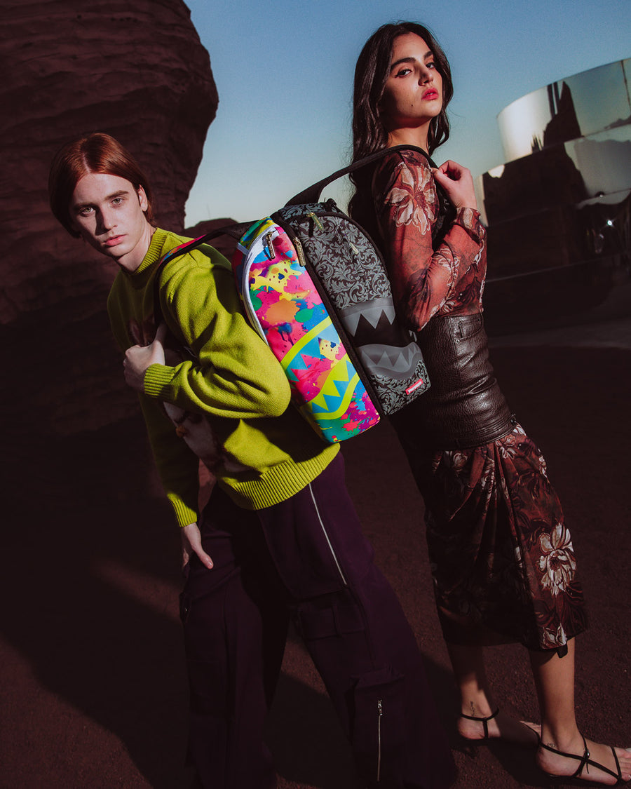 SPRAYGROUND® BACKPACK TWINS CHAOS SPLIT 2 BAGS BACKPACK