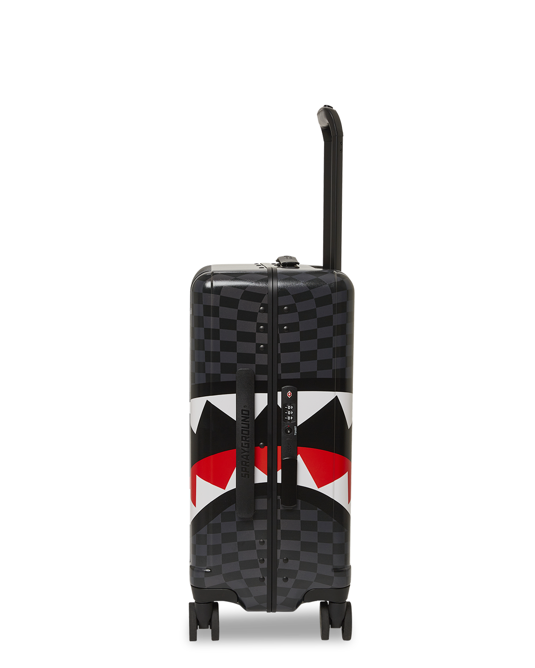 SPRAYGROUND® LUGGAGE UNFINISHED SHARK HARD SHELL CARRY-ON LUGGAGE