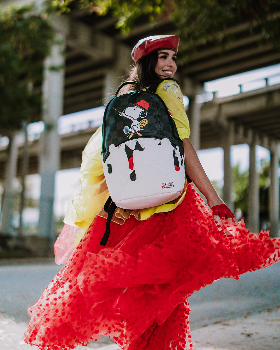 SPRAYGROUND® BACKPACK SNOOPY ART BITE DLXSV BACKPACK