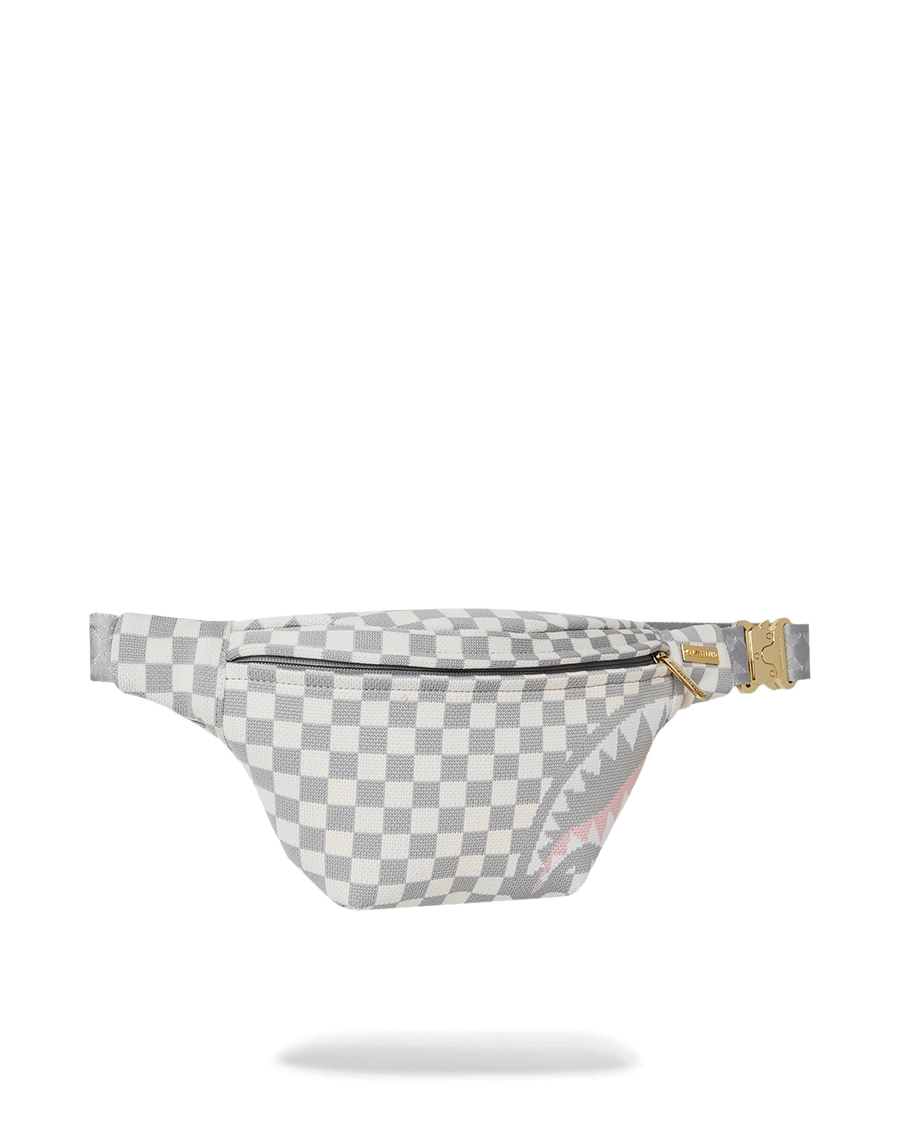 SPRAYGROUND® CROSSBODY KNIT SHARKS IN PARIS IN CREAM SAVVY CROSSBODY