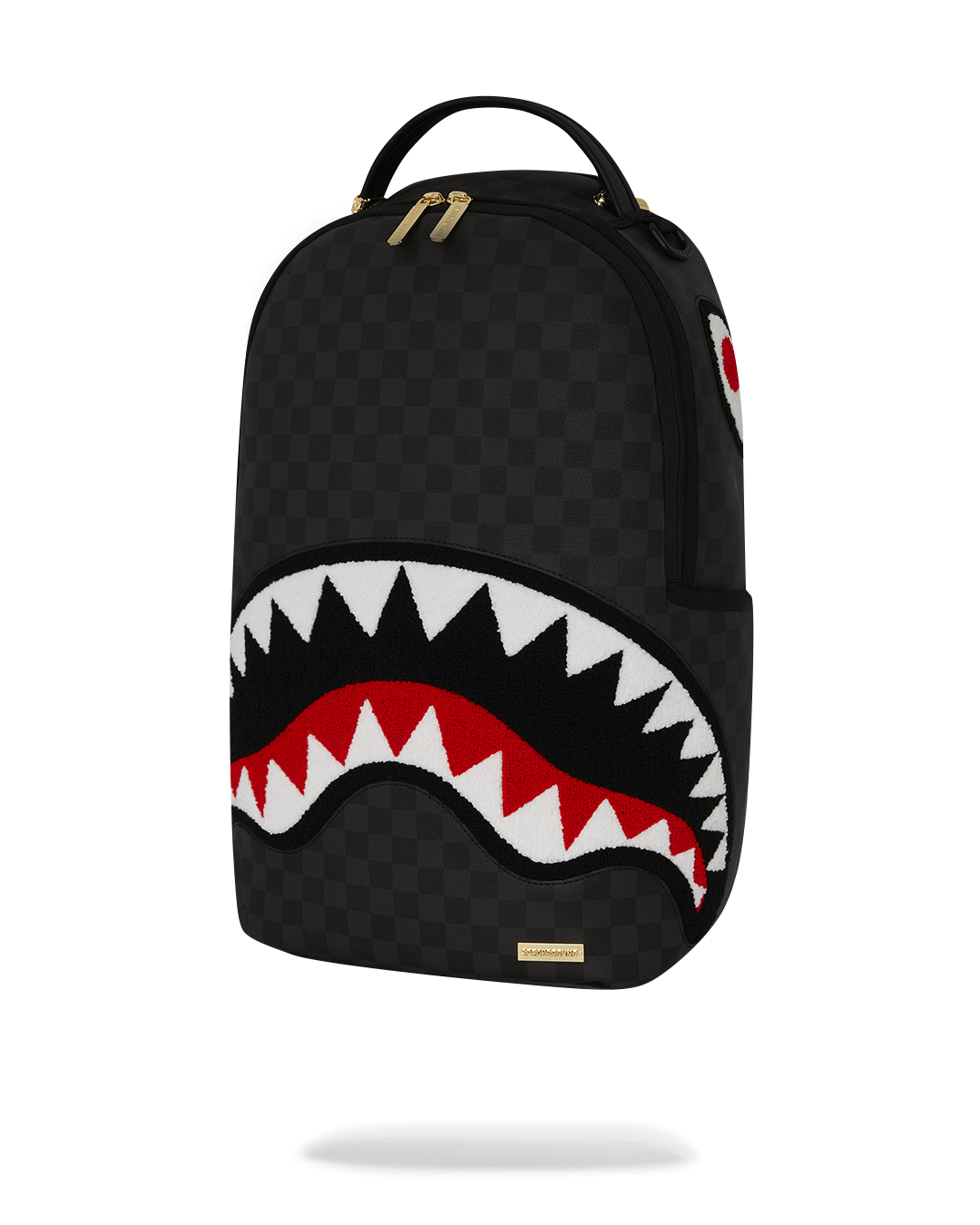 SPRAYGROUND® BACKPACK LIGHTS OUT SHARKS IN PARIS CHENILLE SHARK BACKPACK