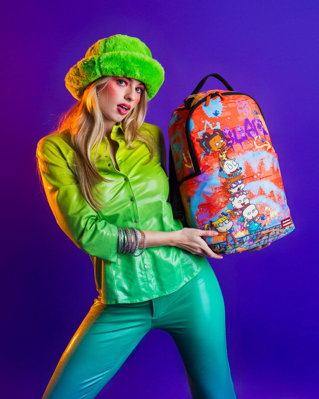 SPRAYGROUND® BACKPACK RUGRATS PAINT SITUATION DLXR BACKPACK