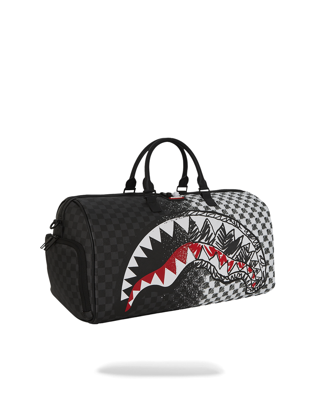SPRAYGROUND® DUFFLE SCRIBBLE DRIBBLE CHECK DUFFLE