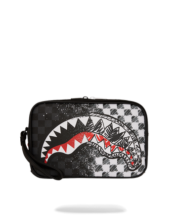 SPRAYGROUND® TOILETRY SCRIBBLE DRIBBLE CHECK TOILETRY BRICK