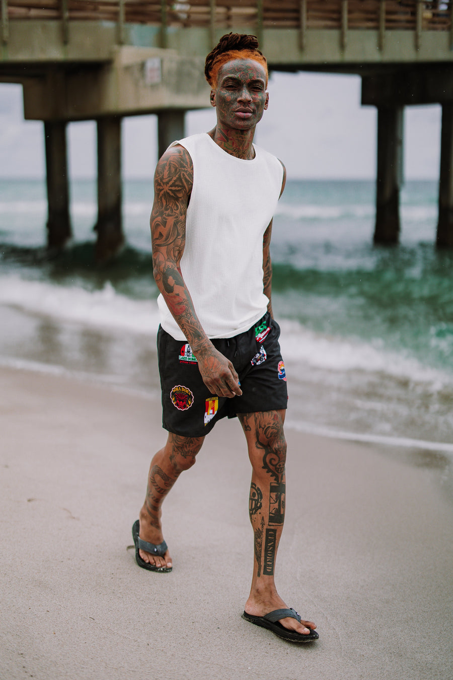 SPRAYGROUND® SWIM GLOBAL MOGUL BILLIONAIRE SWIM SHORTS