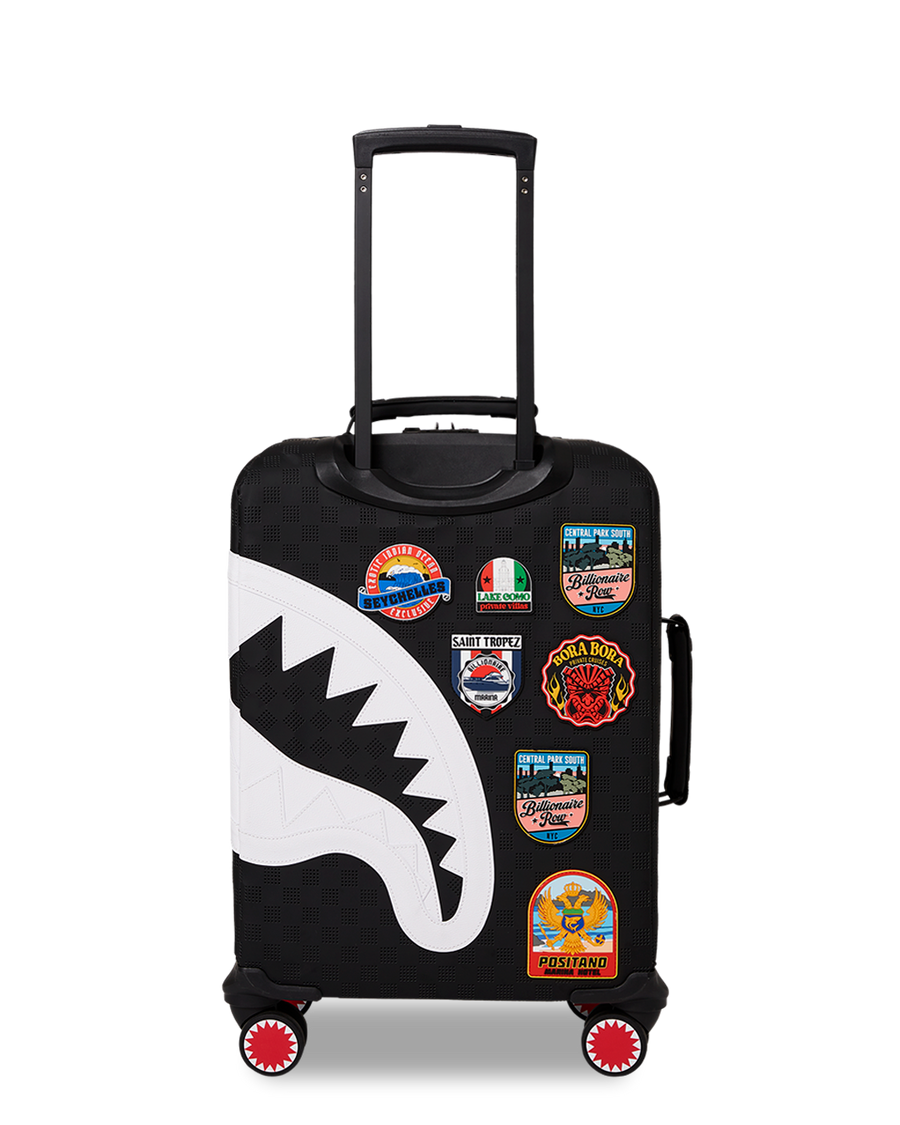 SPRAYGROUND® LUGGAGE GLOBAL MOGUL BILLIONAIRE IMPERIAL CARRY-ON LUGGAGE