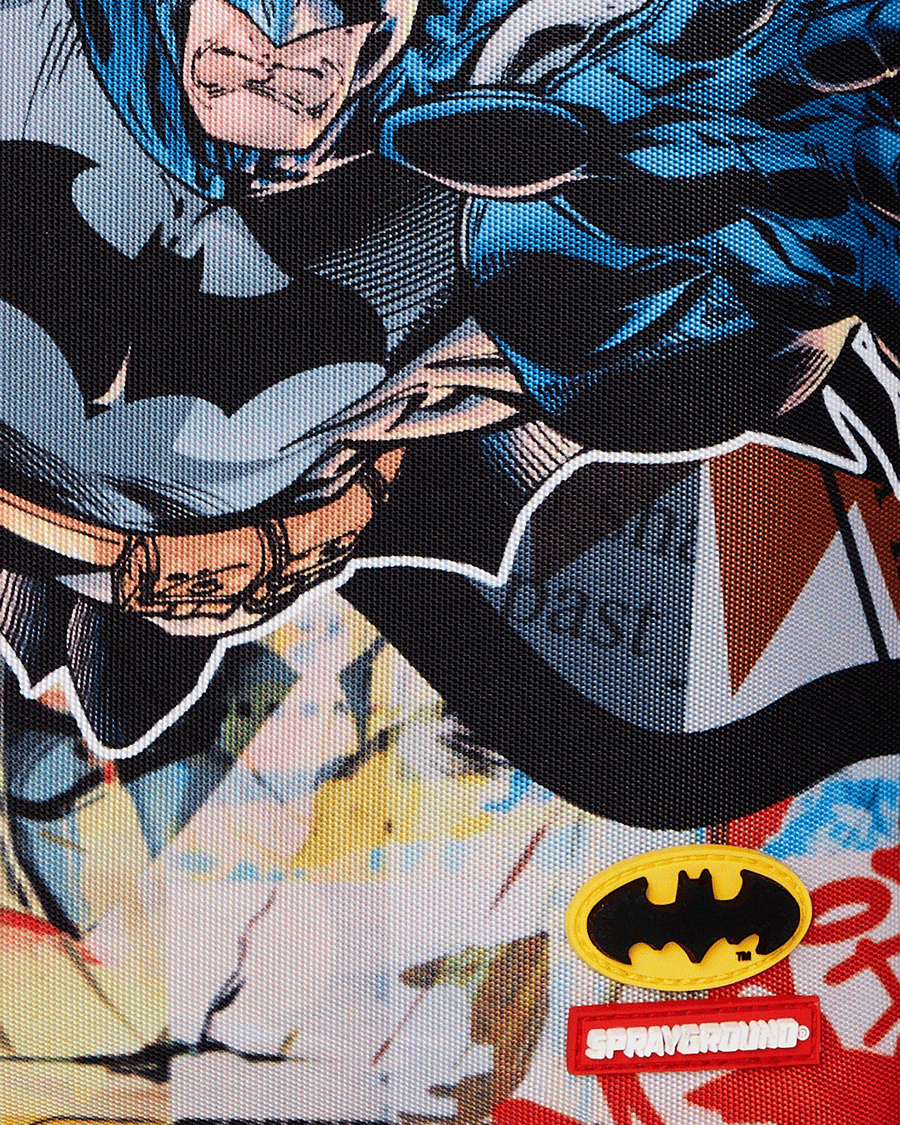 SPRAYGROUND® BACKPACK DC BATMAN COLLAGE SHARK DLXR BACKPACK