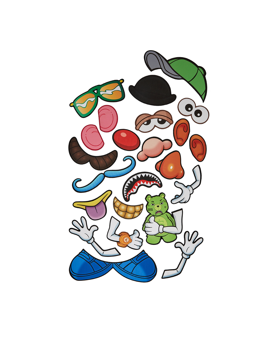 SPRAYGROUND® BACKPACK MR. POTATO HEAD VELCRO PATCH MIX-IT-UP DLXSV BACKPACK
