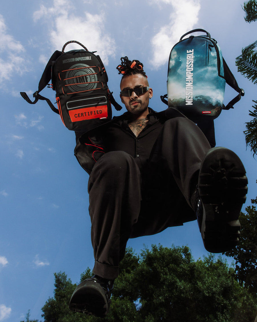 SPRAYGROUND® BACKPACK MISSION IMPOSSIBLE CHECKERED SKY DLXSV BACKPACK