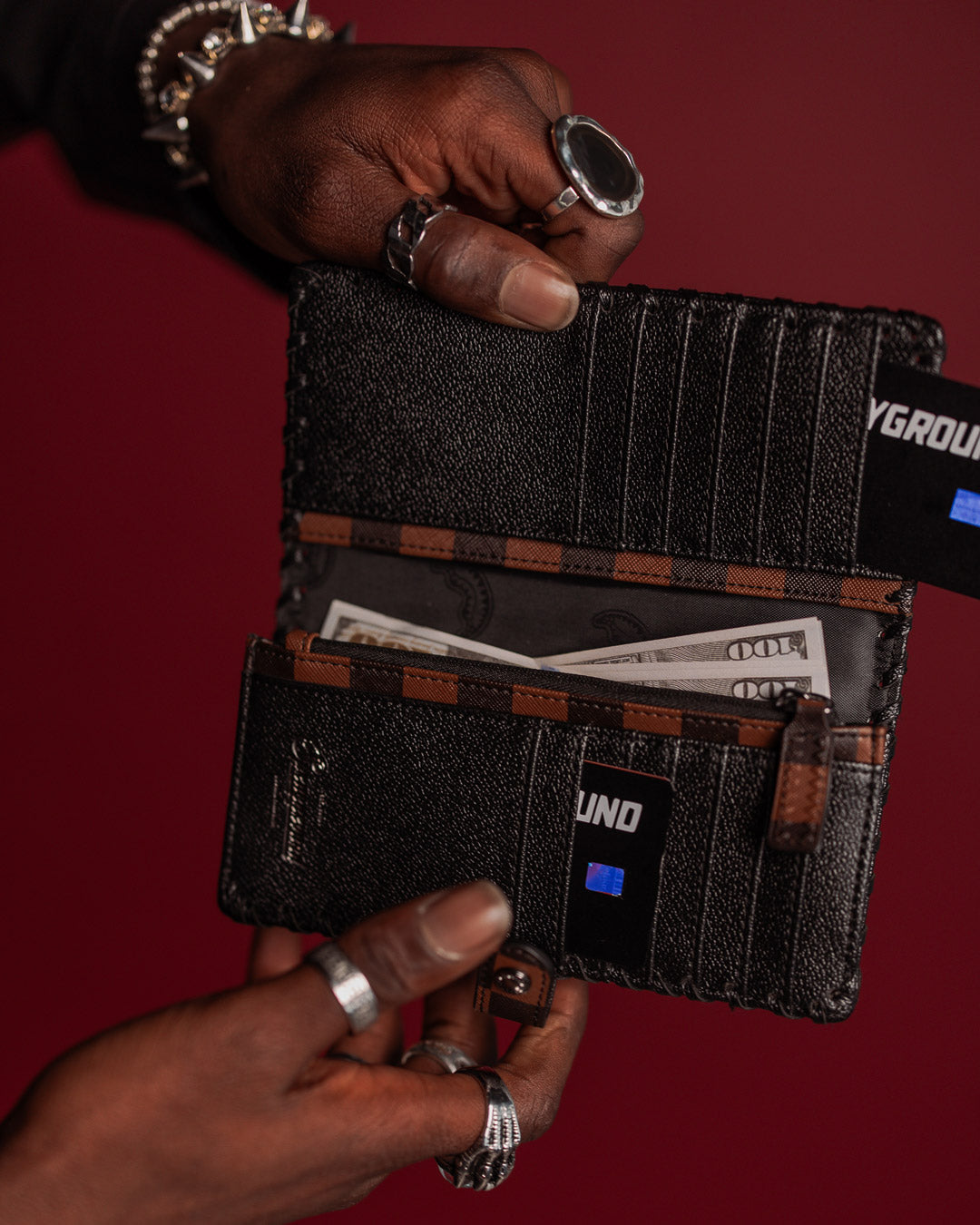 折りたたみ財布 SPRAYGROUND Men Wallet Multicolor 910W7508NSZ Sprayground Trippy Check Wallet Limited Edition 910W3669NSZ