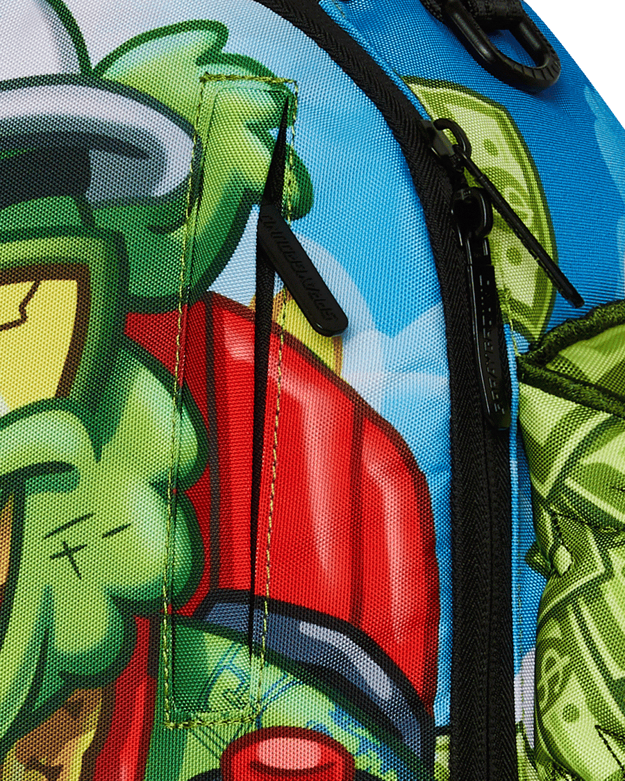 SPRAYGROUND® BACKPACK MONEY BEAR WE BOUT TO TAKE OFF BACKPACK