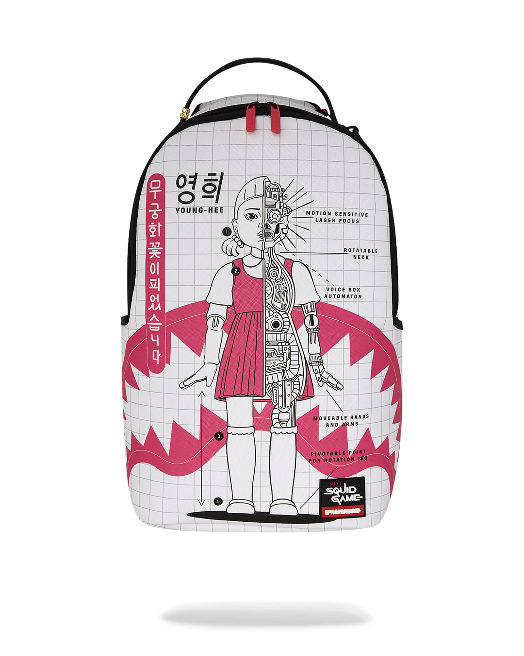SQUID GAME COLLAB ROBOT GIRL BACKPACK – SPRAYGROUND®