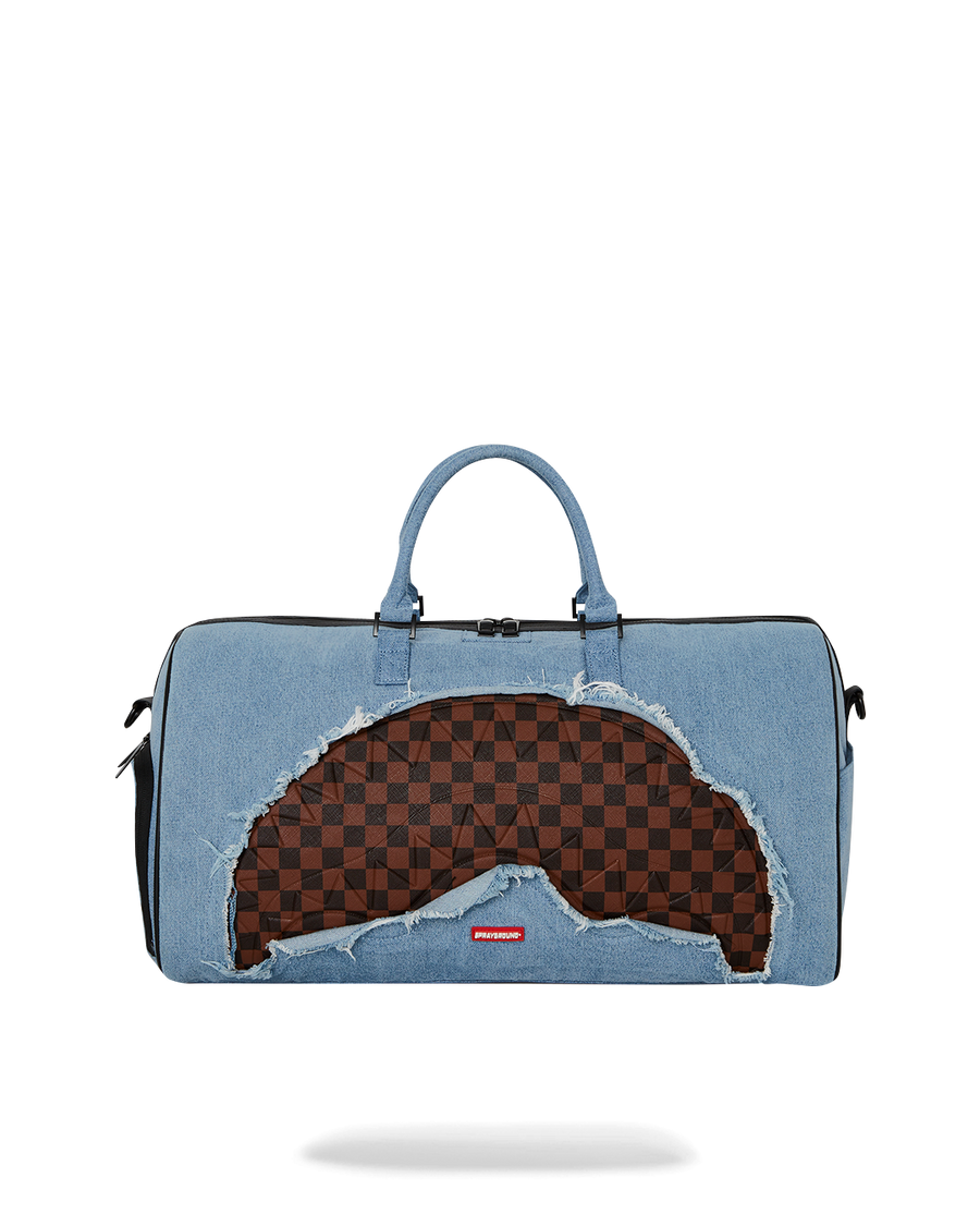 SPRAYGROUND® DUFFLE DENIM SHARK DUFFLE