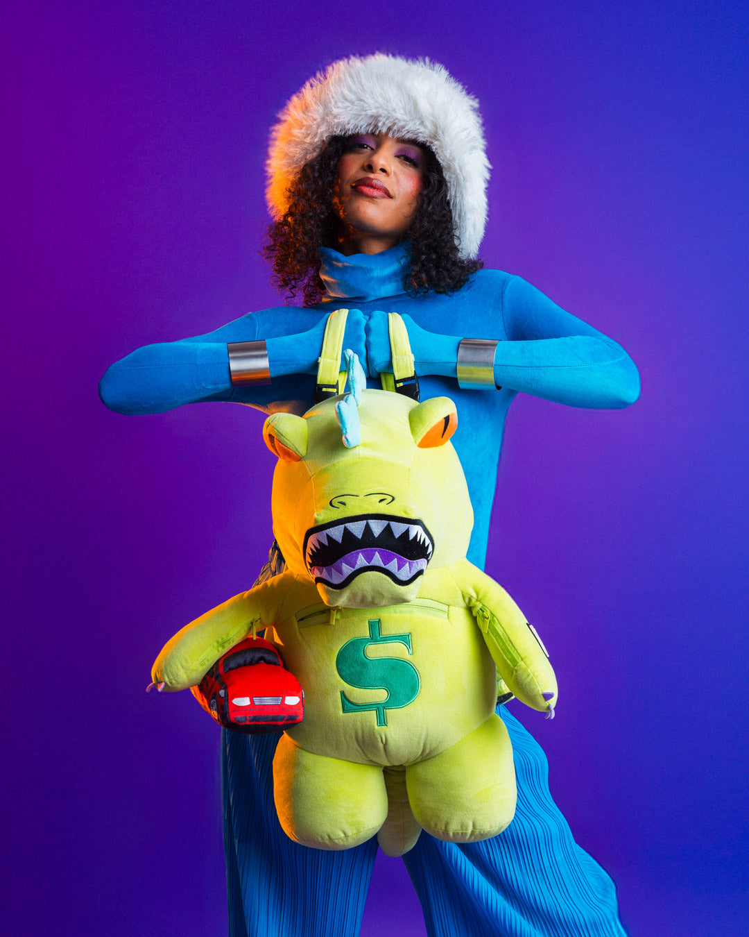 SPRAYGROUND® BACKPACK RUGRATS REPTAR GROWL PLUSH BACKPACK