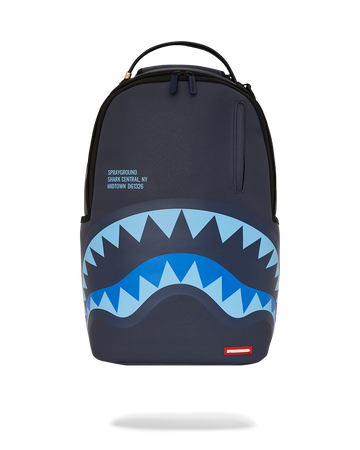 SPRAYGROUND® BACKPACK SHARK CENTRAL MIDNIGHT BLUE DLXSV BACKPACK