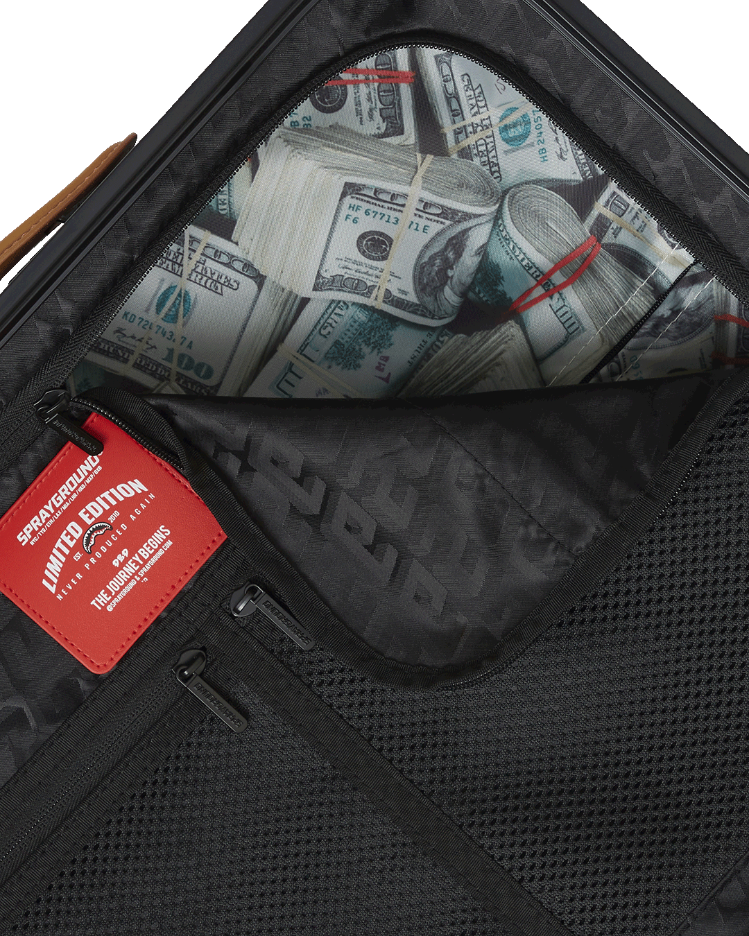 SPRAYGROUND® LUGGAGE HENNY JETSTREAM SHARKITECTURE CARRY-ON LUGGAGE
