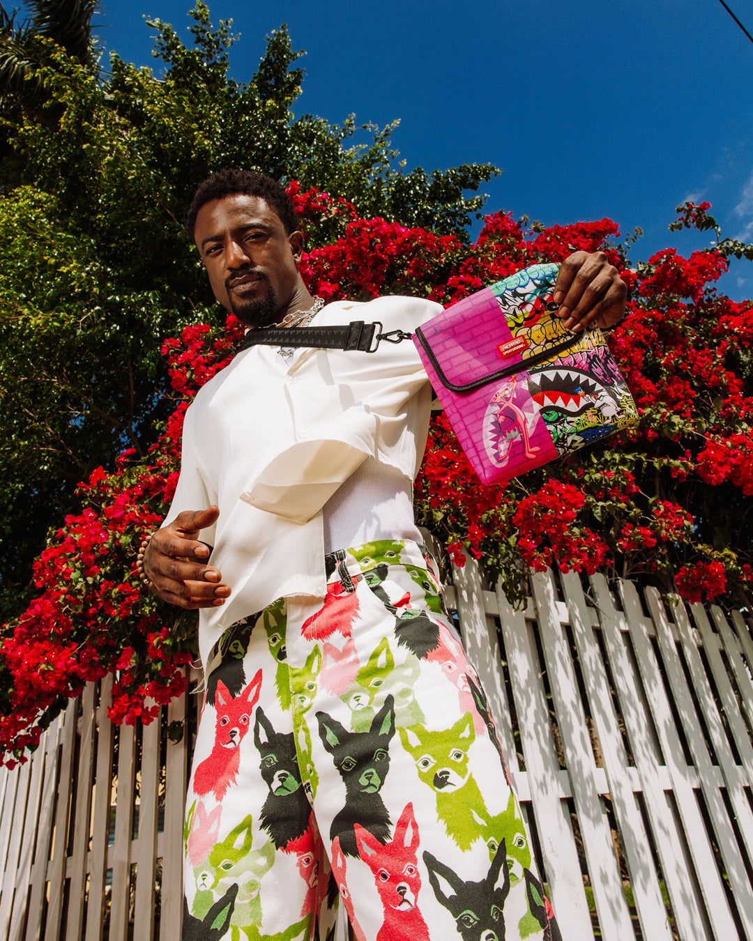 SPRAYGROUND® SLING PINK PANTHER PRESTIGE MESSENGER SLING