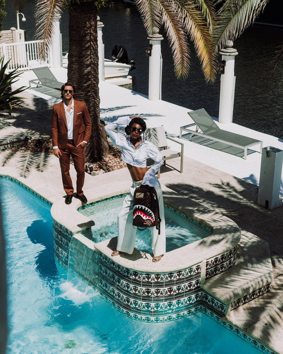 SPRAYGROUND® BACKPACK SHARKS IN PARIS LOST & FOUND BACKPACK