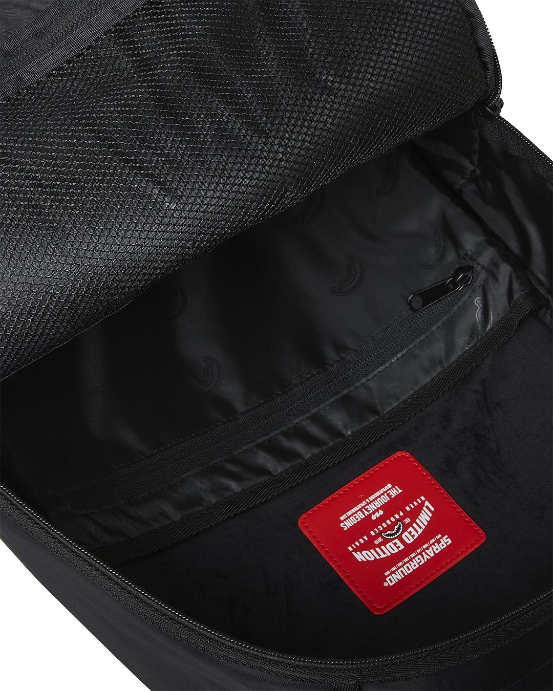 SPRAYGROUND® BACKPACK SHARK CENTRAL NYLON BLACK