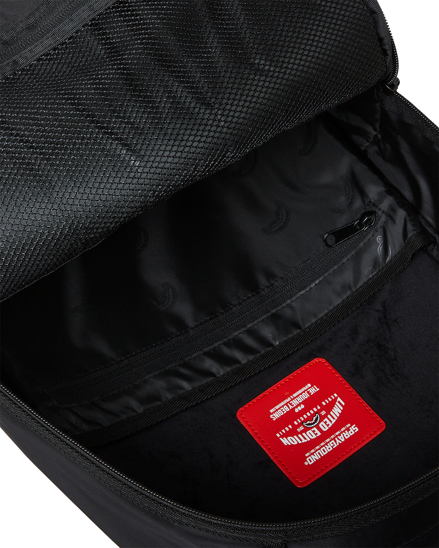 SPRAYGROUND® BACKPACK SHARK CENTRAL NYLON BLACK