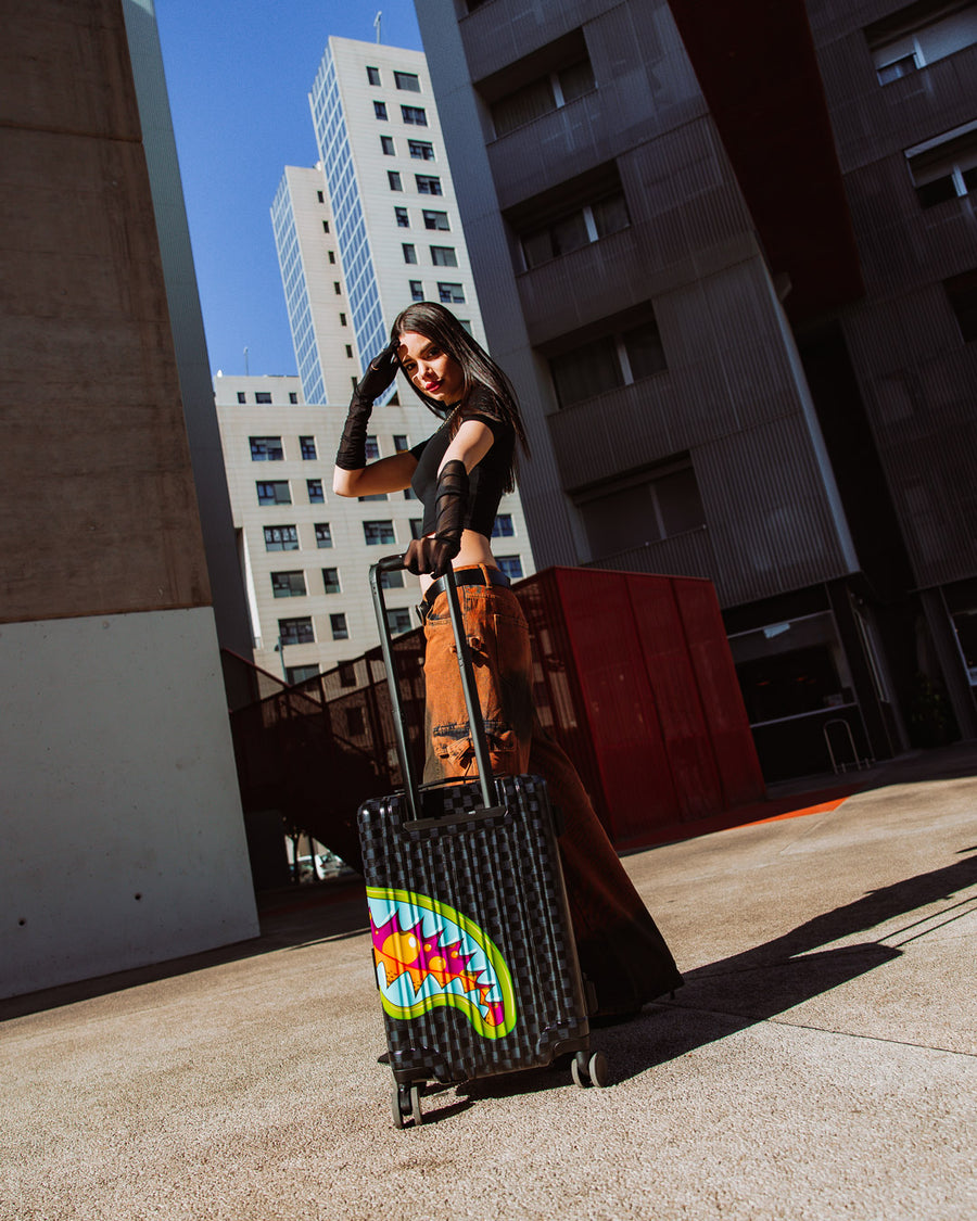 SPRAYGROUND® LUGGAGE SLIME TAKEOVER HARD SHELL CARRY-ON LUGGAGE