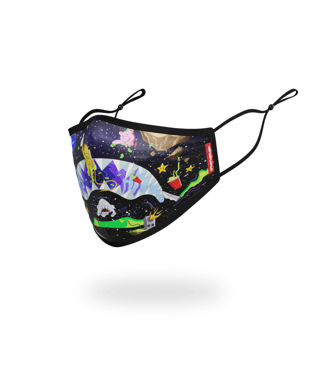 SPRAYGROUND® FASHION MASK ADULT ASTRO PARTY FORM-FITTING FACE MASK