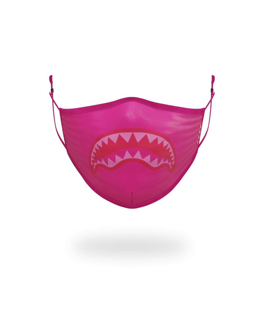 SPRAYGROUND® FASHION MASK ADULT PINK SHARK FORM-FITTING FACE MASK