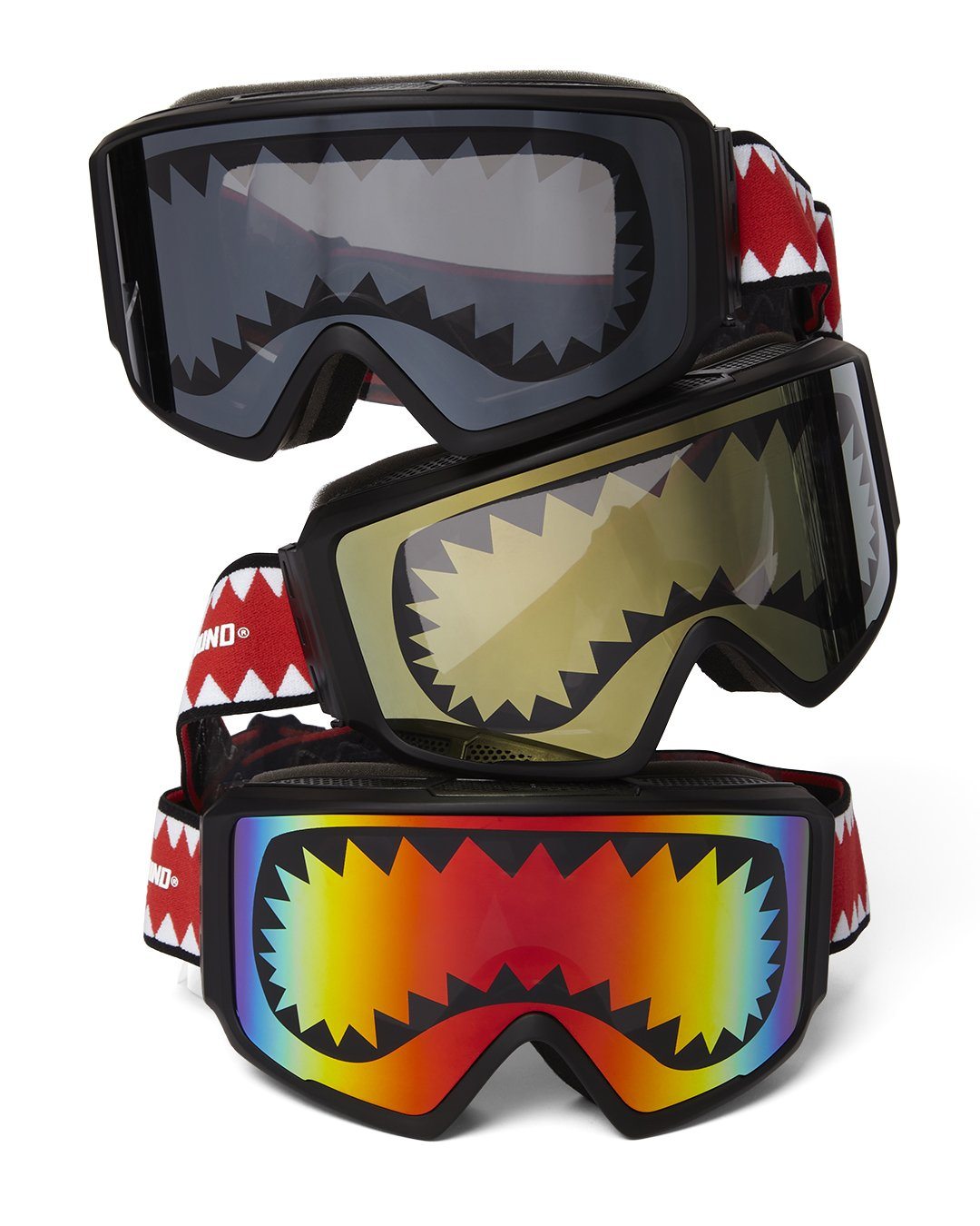 SPRAYGROUND® APPAREL SPRAYGROUND SHARK GOGGLES WITH 3 INTERCHANGEABLE LENS