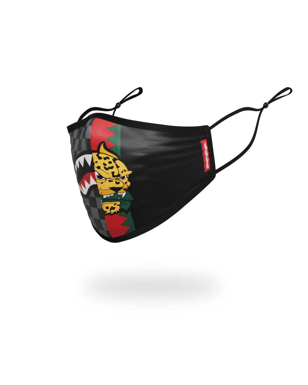 SPRAYGROUND® FASHION MASK ADULT SPUCCI SPLIT FORM-FITTING FACE MASK