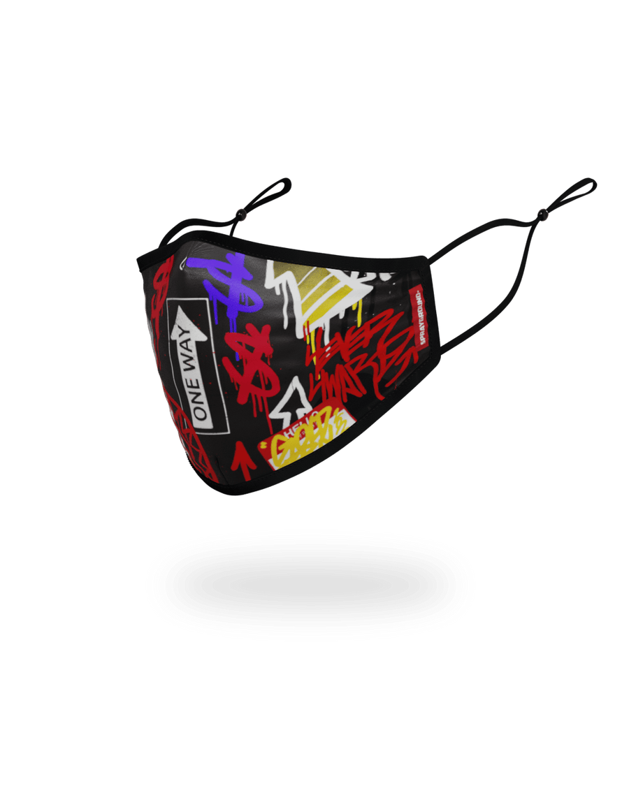 SPRAYGROUND® FASHION MASK ADULT ONE WAY FORM-FITTING FACE MASK