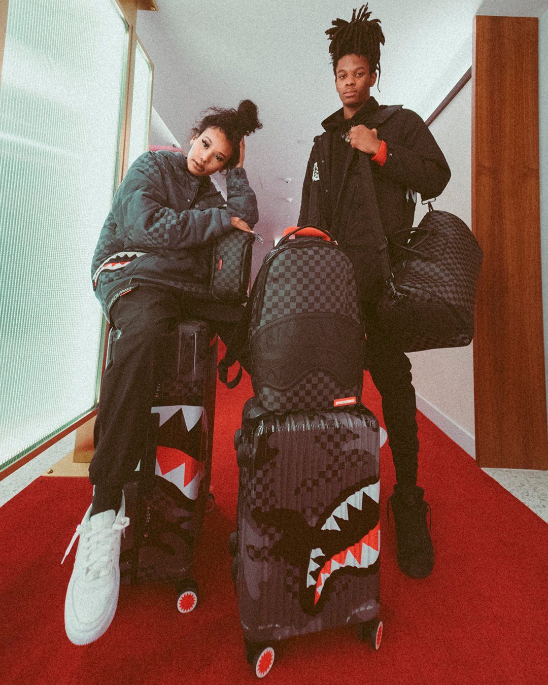 SPRAYGROUND® TOILETRY HENNY BLACK TOILETRY BAG