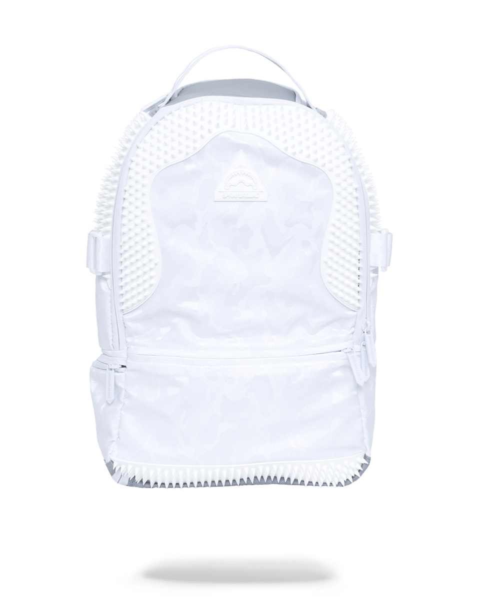 SPRAYGROUND® BACKPACK WHITE KNIT CAMO RUBBER SYPTHON