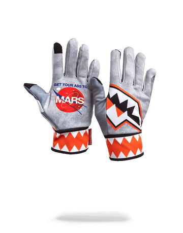 SPRAYGROUND® GLOVES MISSION TO MARS: MARS SHARK (BUZZ ALDRIN COLLAB) GLOVES