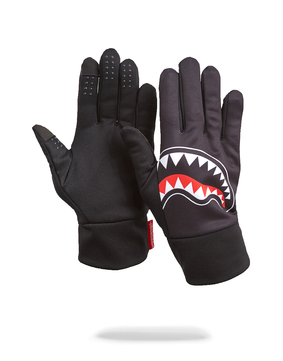 SPRAYGROUND® GLOVES BLACK SHARK MOUTH GLOVES